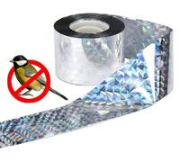 Bande Reflechissante Anti Oiseaux 4.8cm*110m Anti Pigeons pour Balcon Bande Répulsive Anti Oiseaux Bande Repulsive Anti Pigeon