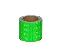 Bande réfléchissante, Bande d'avertissement réfléchissante fluorescente auto-adhésive, bande 2 pouces x 9,8 pieds multicolore(Grün)