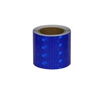 Bande réfléchissante, Bande d'avertissement réfléchissante fluorescente auto-adhésive, bande 2 pouces x 9,8 pieds multicolore(Blu)