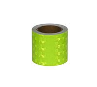 Bande réfléchissante, Bande d'avertissement réfléchissante fluorescente auto-adhésive, bande 2 pouces x 9,8 pieds multicolore