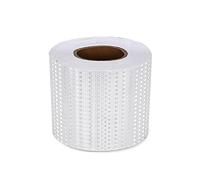 Bande réfléchissante, Bande d'avertissement réfléchissante fluorescente auto-adhésive, bande de sécurité blanche 5-20 cm x 3-45 m(Width 15cm,Length 45m)