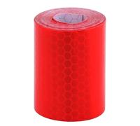 Bande réfléchissante, Bande d'avertissement réfléchissante fluorescente auto-adhésive, bande multicolore 5 cm X 300 paquet de 3(Red)