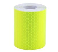 Bande réfléchissante, Bande d'avertissement réfléchissante fluorescente auto-adhésive, paquet de 3 bandes réfléchissantes multicolores 5x300cm(Unique Colour)