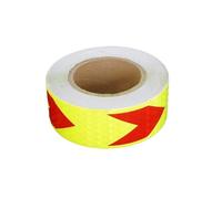 Bande réfléchissante Bande réfléchissante de 3 mètres pour voiture, autocollant d'avertissement de sécurité automobile, bande de protection réfléchissante pour camions Stickers Réfléchissants(H)