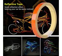 Bande réfléchissante, bande réfléchissante pour voiture, autocollant réfléchissant pour moto, autocollant d'avertissement pour voiture, autocollant réfléchissant pour voiture, autocollant d'avertissem
