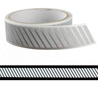 Bande réfléchissante en vinyle pour transfert thermique pour vêtements Argenté 25 mm x 10 m
