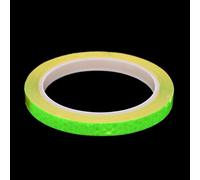 Bande réfléchissante lumineuse pour jante de moto, vélo et voiture 8 m (vert)