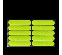 Bande Réfléchissante PET Adhésive Forte pour Vélo | Matériau PET , motif pour nid d'abeille, résistant humidité, pour surface lisse, longue durée(Green)