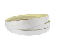 Bande réfléchissante pour jante de vélo pour carrosserie de voiture et moto - Rouleau de 5 m, 1 cm de large, autocollant à faire soi-même (jaune) (blanc)