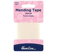 Hemline Bande de réparation thermocollante 100 cm x 38 mm Crème