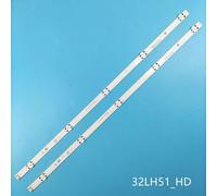 Bande rétro-éclairage 5 lampes, pour LG 32LF510U 2 set Nipseyteko