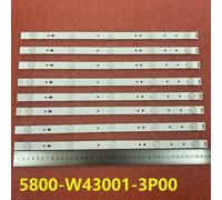 Bande rétroéclairage LED Nipseyteko 8 pièces/ensemble, Polaroid 43E6000 2P00 E465853 RDL430WY RDL430FY