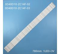 Bande rétroéclairage LED tv, 10 lampes pour TCL L40F3302B LE40F16, 1 ensemble = 4 pièces Nipseyteko