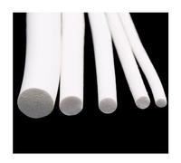 Bande Ronde En Mousse De Silicone, 1 M, 4 À 20 Mm, Blanche, For Joint De Tige De Support Circulaire En Mousse À Cellules Fermées, 1 Pièce(14mm)
