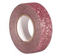 Rayher Ruban adhésif pailleté, vieux-rose, 1 rouleau, L.5m, l.15mm, scintillant, arts créatifs, décorations, cartes, scrapbooking, Noël, Nouvel An-59925268