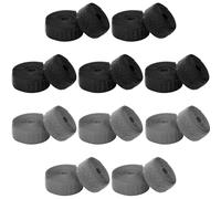 Bande Scratch AdhéSive Autocollant, 10 Volumes Scratch Ruban à Coudre 1m x 20mm, Bande Scratch Adhésive Puissant, Rubans AdhéSifs Pour MéNage Bricolage Et L'Artisanat (5 Noirs + 5 Gris)