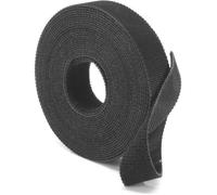 Bande Serre Cable WAYTEX 73908 - Scratch auto agrippant réutilisable largeur 16mm longueur 5 m - Noir
