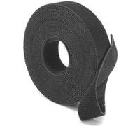 Bande Serre Cable WAYTEX scratch auto agrippant réutilisable largeur 16mm longueur 5 m Noir Noir