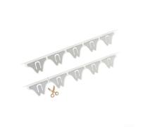 Bande Silicone Four 25 Pouces T-Shape Anti-Dérapant(B) | Design T stable, empêche glissement, débris, 25 pouces, installation outils