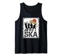 Bande Ska avec section en laiton et bordure en damier Débardeur