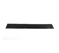 Bande Solaire de Pare-brise de Voiture, Bande de Pare-brise Noir Brillant 140x20cm Universel Autocollant de Pare-brise de Voiture en PVC