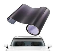 Bande Solaire Pare-Brise pour Opel Vauxhall Astra K Corsa E 2015-2019, Film Teinté Anti-UV et Éblouissement, Bandeau Noir Auto Haute Performance,A