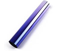 Bande Solaire pour Pare-Brise Film Teinté Bleu Violet Transparent Pare-Soleil 20cm x 150cm