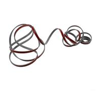 Bande souple en TPE en forme de U pour un usage domestique - Protège contre les collisions et les dommages par friction - Longueur : 5 m - Gris