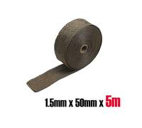 Bande thermique en fibres de basalte pour silencieux d'échappement de moto, 5/10/15 m, pour Aprilia