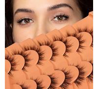 Bande transparente 6D légère et confortable Demi œil de chat, bandes quotidiennes, duveteuse et douce, imitation vison court, œil de chat