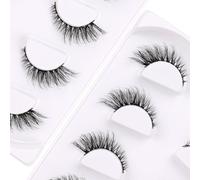 Bande transparente 6D légère et confortable Demi œil de chat, bandes quotidiennes, duveteuse et douce, imitation vison court, œil de chat