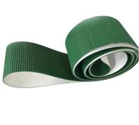 Bande transporteuse en PVC pour manutention de matériaux 28 x 120 cm - Vert - Courroie de transmission en PVC - Courroies transporteuses à rouleaux de rechange pour un transport efficace