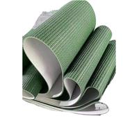 Bande transporteuse en PVC pour remplacement de transmission pour emballage commercial et usines de céréales, courroie durable de 220 x 1200 mm pour chaîne de production et poulie de seau