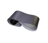Bande transporteuse industrielle en PVC noir mat 1400 mm/1450 mm/1500 mm - 4 mm d'épaisseur 45 mm de largeur - Courroie de transmission robuste pour la fabrication et l'automatisation