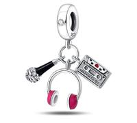 Bande trois - breloque, breloque pour bracelet, compatible avec le collier bracelet pandora