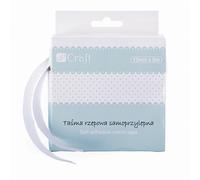 Bande velcro auto-adhésive blanche 15mm x 5m