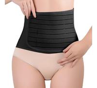 Bande ventrale post-partum - Reliure ventrale de maternité respirante, reliure de taille douce après la naissance, récupération | Bande de soutien élastique en C, ceinture amincissante pour la forme