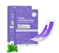 Bande Violette Blanchiment Dentaire,Teeth Whitening Strips,Bande Blanchiment Dentaire Violet,Nano Hydroxyapatite Bandes Violette Kit Blanchiment Dentaire,Whitening Strips élimine Taches Café (14 PC)