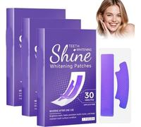 Bande Violette Blanchiment Dentaire, Teeth Whitening Strips Violet, Bandes Blanchissantes Dents Violettes, Bande Sèche Antidérapante, Neutralise Le Jaune Et Illumine Le Sourire, éclaircissement (3set)