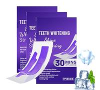 Bande Violette Blanchiment Dentaire, Teeth Whitening Strips Violet, Bandes Blanchissantes Violettes, Bande Sèche Antidérapante, Neutralise Le Jaune Et Illumine Le Sourire (3PC)