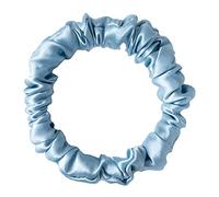 Bandeau 100% Pure Soik Cheveux Archants Bandes Bandes Élastiques Scroucheux Titulaires de queue de queue de cheval for Femmes Filles Accessoires for cheveux Bandeau Cheveux Femme(Light blue 1.5cm)