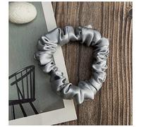 Bandeau 100% Pure Soik Cheveux Archants Bandes Bandes Élastiques Scroucheux Titulaires de queue de queue de cheval for Femmes Filles Accessoires for cheveux Bandeau Cheveux Femme(Silver 1.5cm)