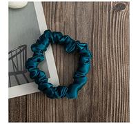 Bandeau 100% Pure Soik Cheveux Archants Bandes Bandes Élastiques Scroucheux Titulaires de queue de queue de cheval for Femmes Filles Accessoires for cheveux Bandeau Cheveux Femme(Blue 1.5cm)