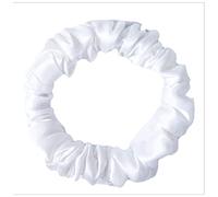 Bandeau 100% Pure Soik Cheveux Archants Bandes Bandes Élastiques Scroucheux Titulaires de queue de queue de cheval for Femmes Filles Accessoires for cheveux Bandeau Cheveux Femme(White 1.5cm)