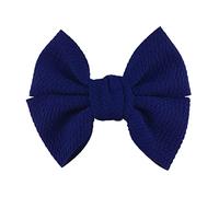 Bandeau 10pcs / lot 4,5 "Grands arcs de cheveux for filles for filles Populaire Accessoires de mode sucrée Bowknot Boutique Head Wear Bandeau Cheveux Femme(Royal blue,With clip)