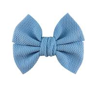 Bandeau 10pcs / lot 4,5 "Grands arcs de cheveux for filles for filles Populaire Accessoires de mode sucrée Bowknot Boutique Head Wear Bandeau Cheveux Femme(Light blue,Without clip)