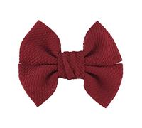 Bandeau 10pcs / lot 4,5 "Grands arcs de cheveux for filles for filles Populaire Accessoires de mode sucrée Bowknot Boutique Head Wear Bandeau Cheveux Femme(Wine red,Without clip)
