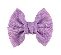 Bandeau 10pcs / lot 4,5 "Grands arcs de cheveux for filles for filles Populaire Accessoires de mode sucrée Bowknot Boutique Head Wear Bandeau Cheveux Femme(Lavender,Without clip)
