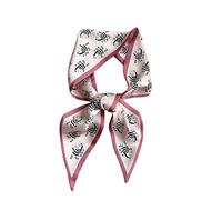 Bandeau 2P for dames, sac mignon, écharpe serrée au poignet, écharpe imprimée en Satin de soie, Bandana rayé d'été(Color:Lo-66)