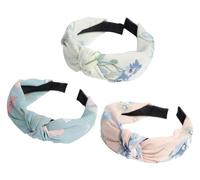 Bandeau, 3 pièces bandeaux de cheveux for femmes cheveux dames bandeaux bandana bandeau large bandeau pièces de tête for femme tissu enveloppé chapeaux laver les cheveux du visage